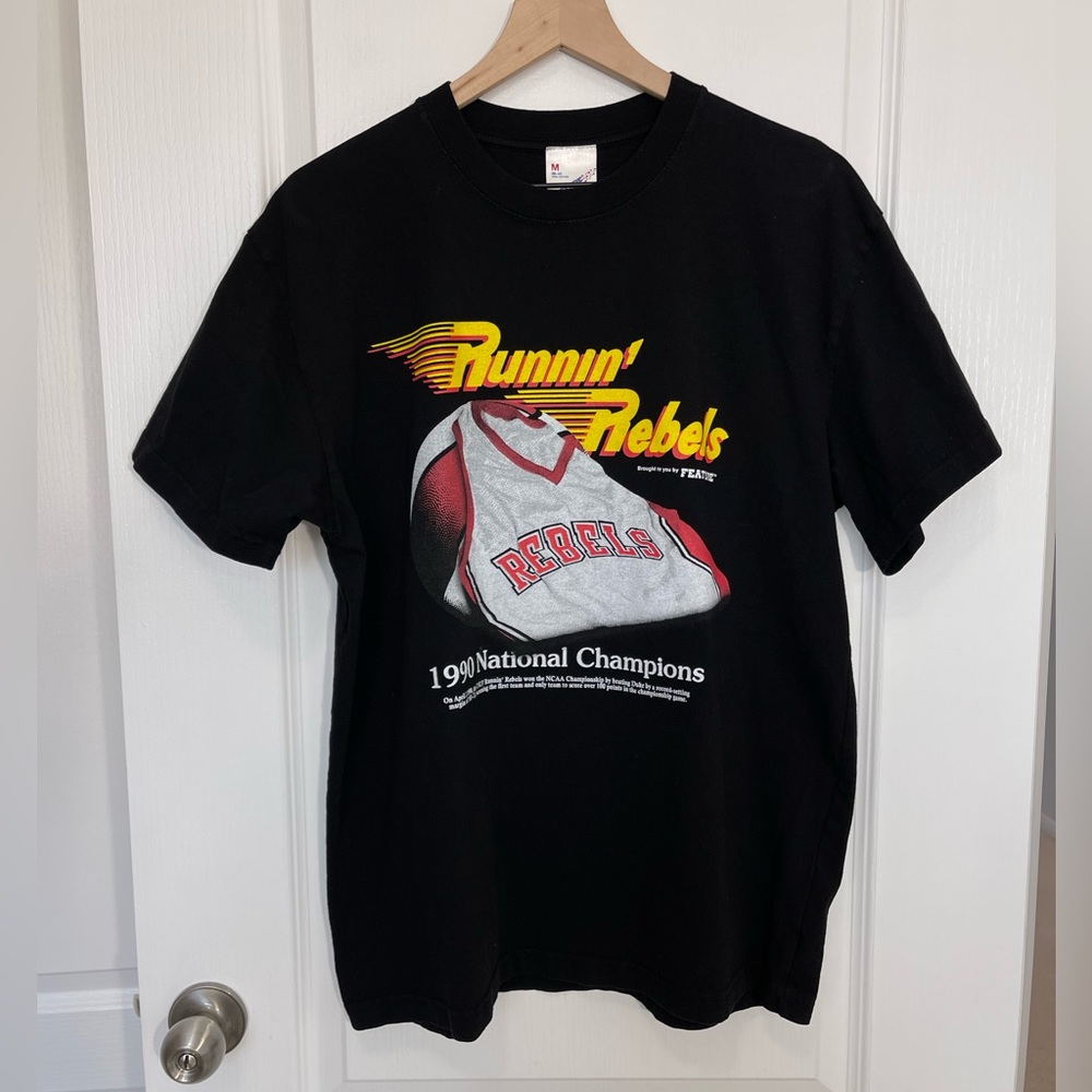 Feature UNLV Black Runnin' Rebels Graphic T-Shirt